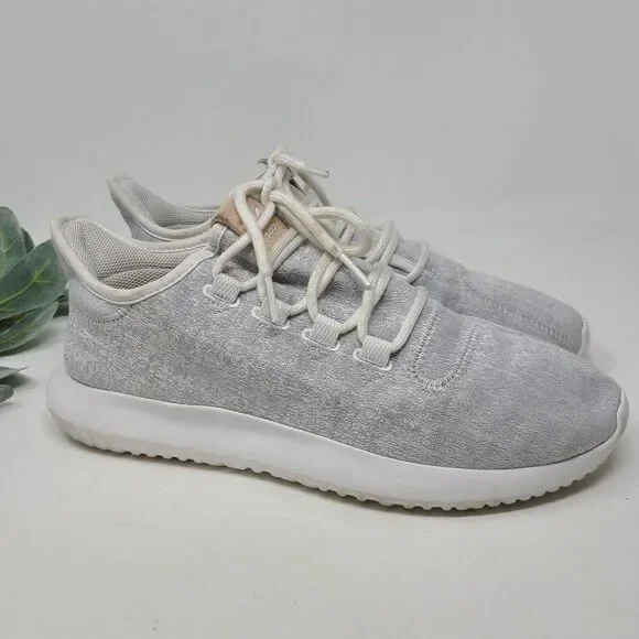 ADIDAS Women's Gray Tubular Sneakers Sz 9 - Picture 2 of 10